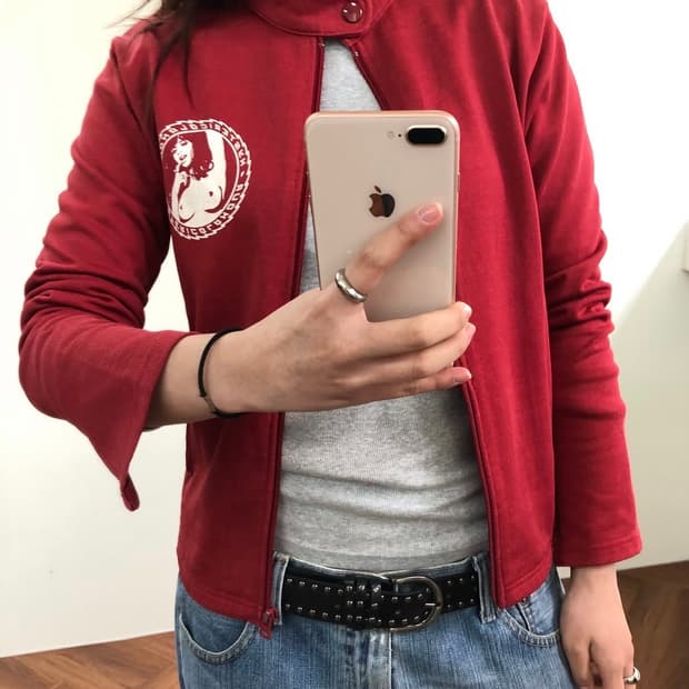 히스테릭 글래머 라이더 자켓