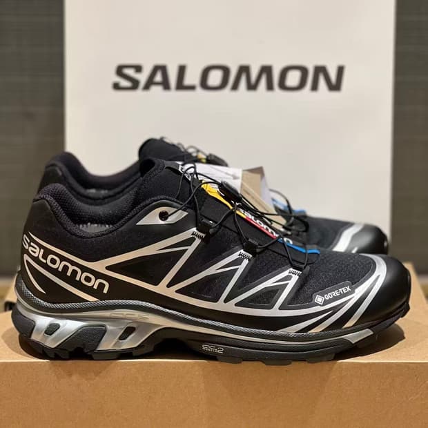 살로몬 XT-6 고어텍스 블랙 실버 265mm