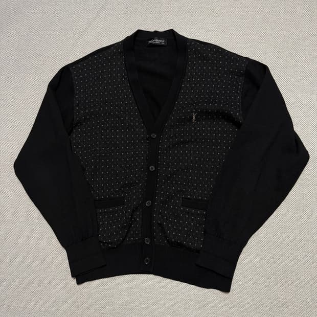 YSL 입생로랑 패턴 가디건