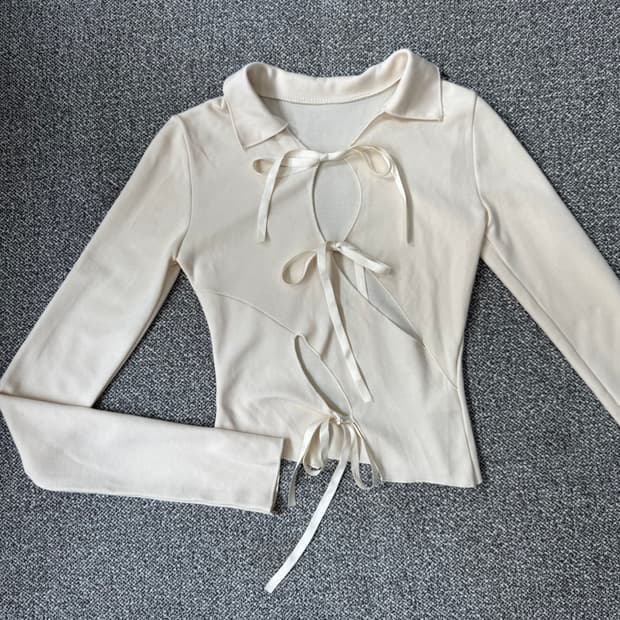 게이트리스 리본타이 컷아웃