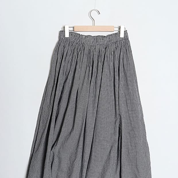 Non Check Gather Skirt (27~28)