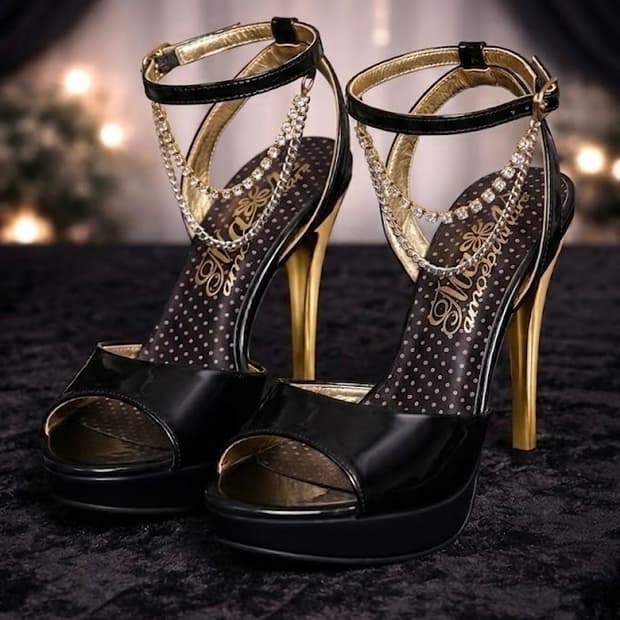 MA*RS 마즈 큐빅 스트랩 샌들