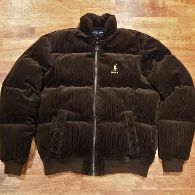 팔라스 x 폴로 코듀로이 패딩 자켓 브라운