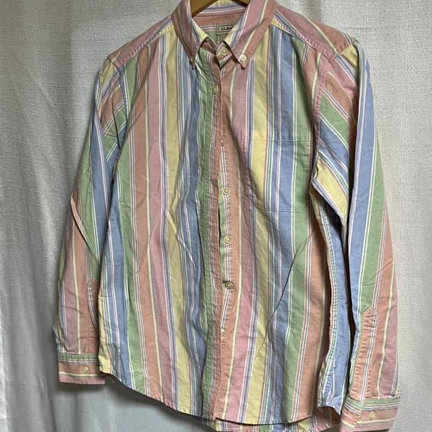 L.L.Bean 엘엘빈 오버핏 스트라이프 셔츠 XS