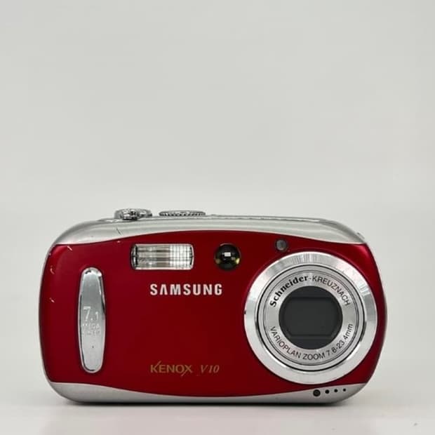 12 급처)삼성 케녹스 윈터 디카 Samsung Kenox V10레드