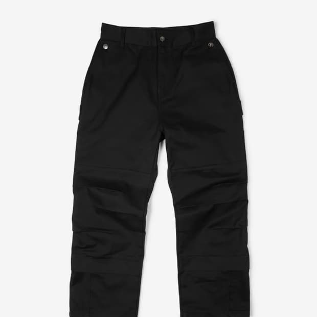 이티씨이 사이드 스냅 백로고 팬츠