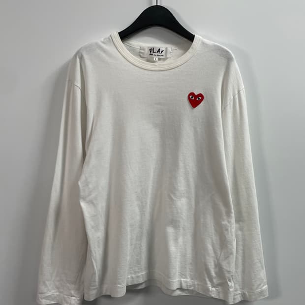 꼼데가르송 우먼스 와펜 롱슬리브 긴팔티 (on.420)   