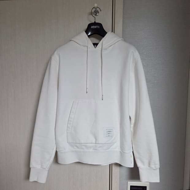 [정품] 톰브라운 백삼선 후드티 화이트 2