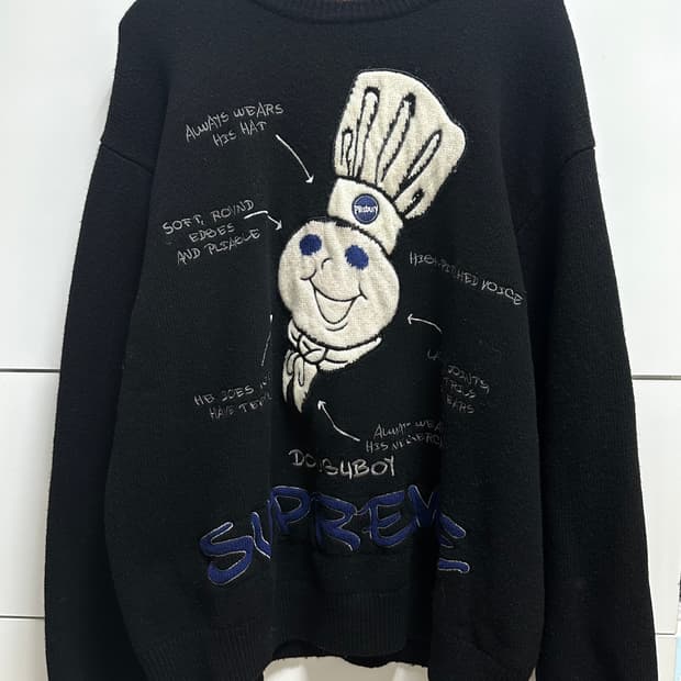 슈프림 도우보이 니트 (L) 가격인하 없음 급처