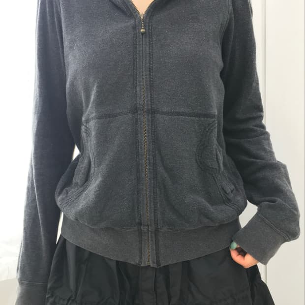 Tsumori Chisato flowEr Hood Zip-Up