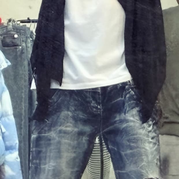 릭맛 펑크 레이어드 블랙 시스루 가디건 