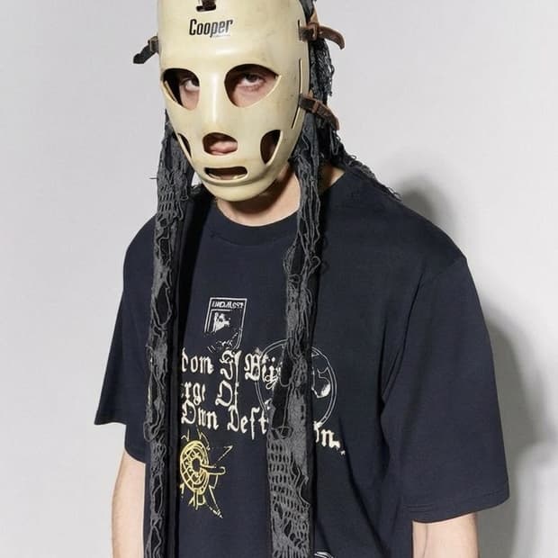 ( 희귀)조슈아자말 / cooper 빈티지 아이스하키 마스크