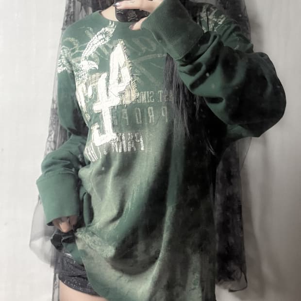 아메리칸 이글 y2k 롱슬리브 