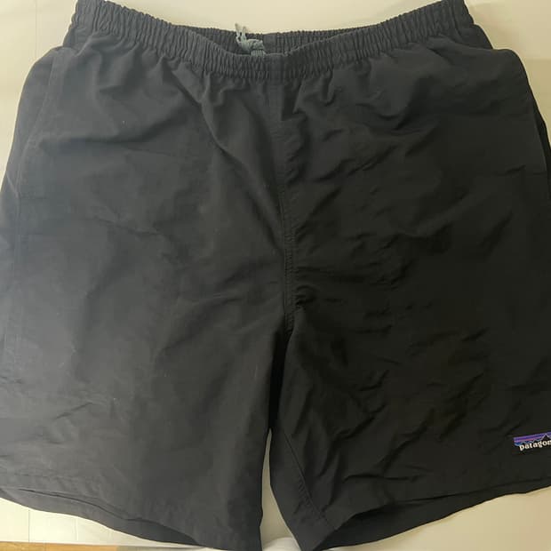 파타고니아 배기스 5인치 블랙 S사이즈