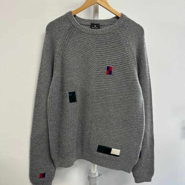 폴스미스 패치 디테일 니트