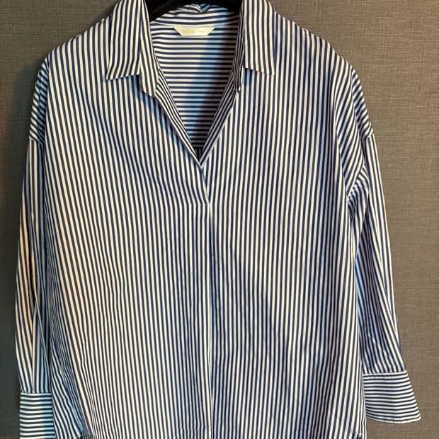 빔즈 하트 스트라이프 셔츠