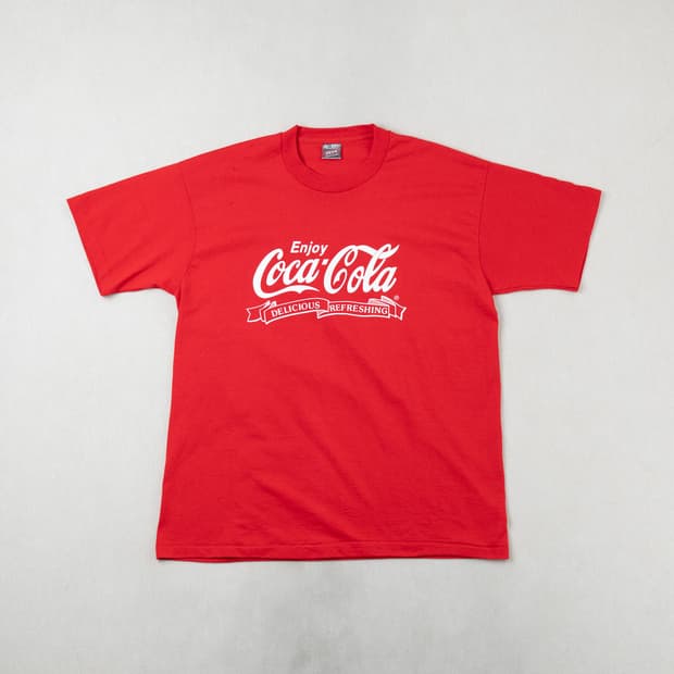 (XL) 90s 빈티지 프룻오브더룸 코카콜라 티셔츠