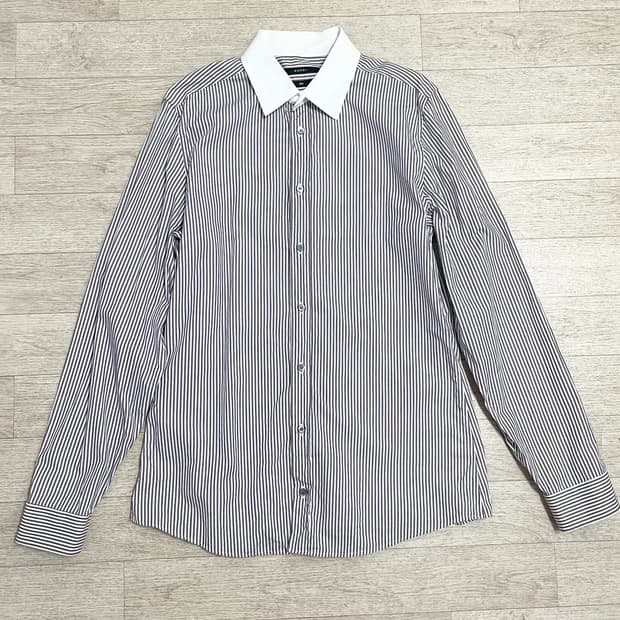 구찌 슬림핏 스트라이프 셔츠(정품)