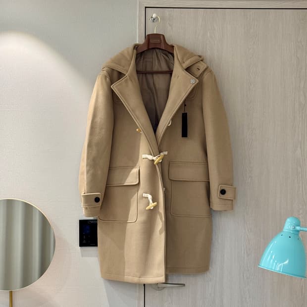 [새제품] 남자 카멜 더플코트 L