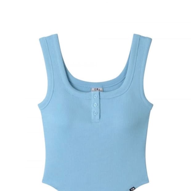 어스지구 SLIM CURVE BRA SLEEVELESS (SKY) 나시