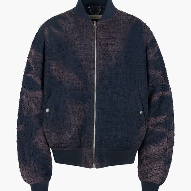 지용킴 트위드 봄버