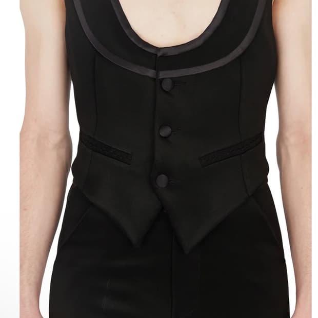 arturo obegero  QUERELLE TAILORED VEST 