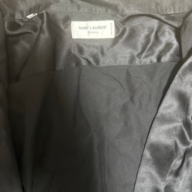 Saint laurent 실크 셔츠
