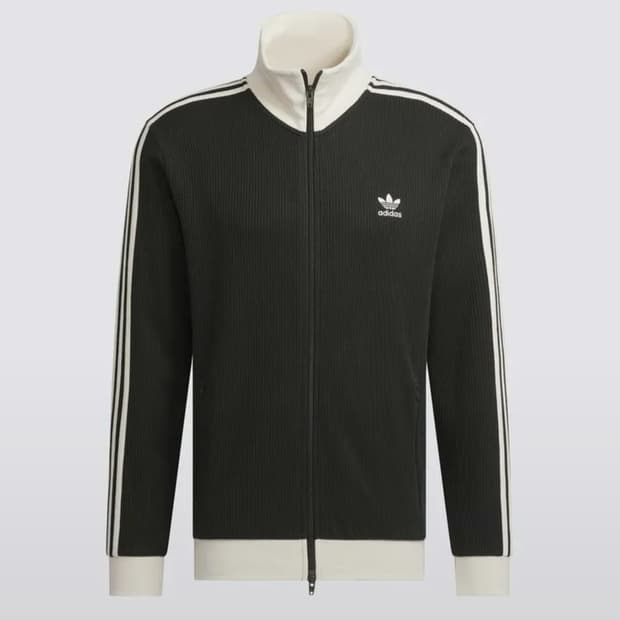 아디다스 와플 BB 트랙탑 져지 블랙