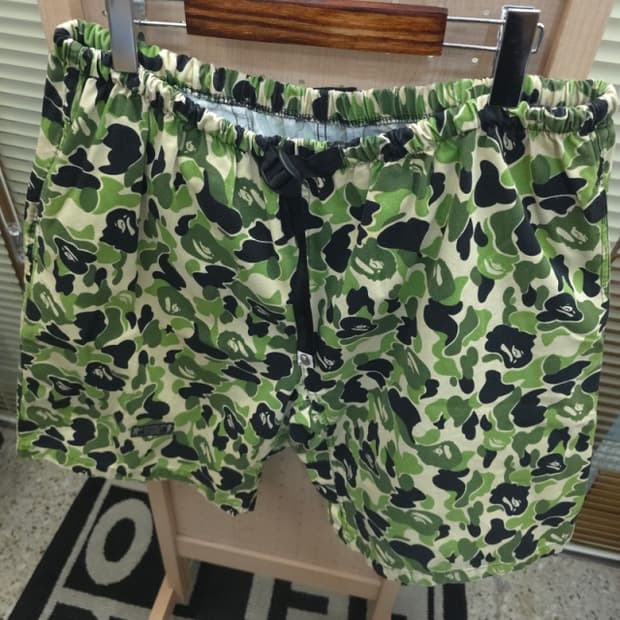 [A BATHING APE] 90s 베이프 카모패턴 숏팬츠!