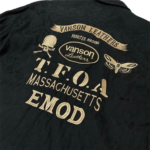 Vanson Leathers X TFOA leopard shirts