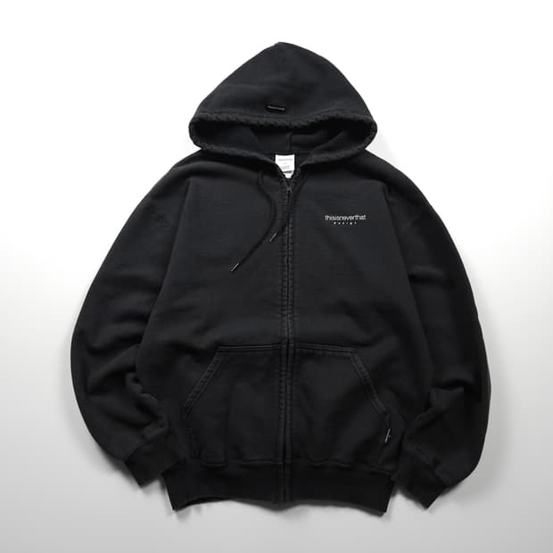 디스이즈네버댓 스펠아웃 빅로고 박시핏 후드 집업 (M)