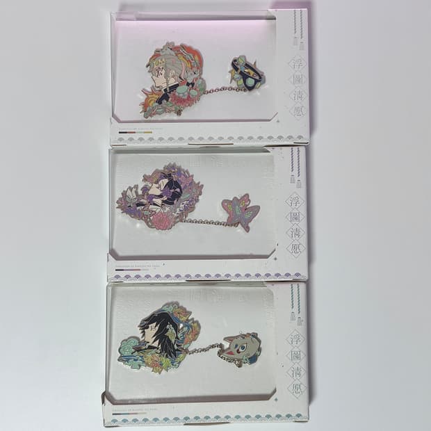 귀멸의 칼날 캔뱃지 무한성 원화 귀칼 특전 기유 시노부 텐겐