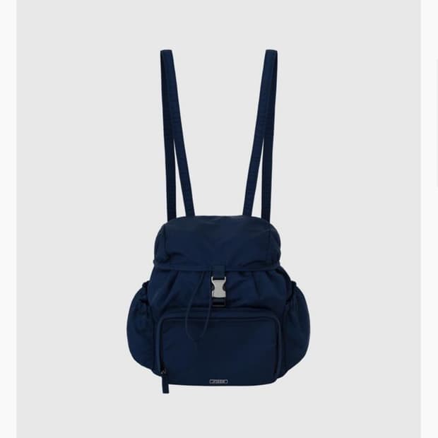 택달린 새상품) 니히 나일론 백팩 네이비