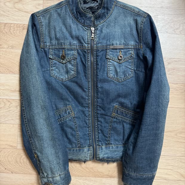GV2 퍼 데님 자켓