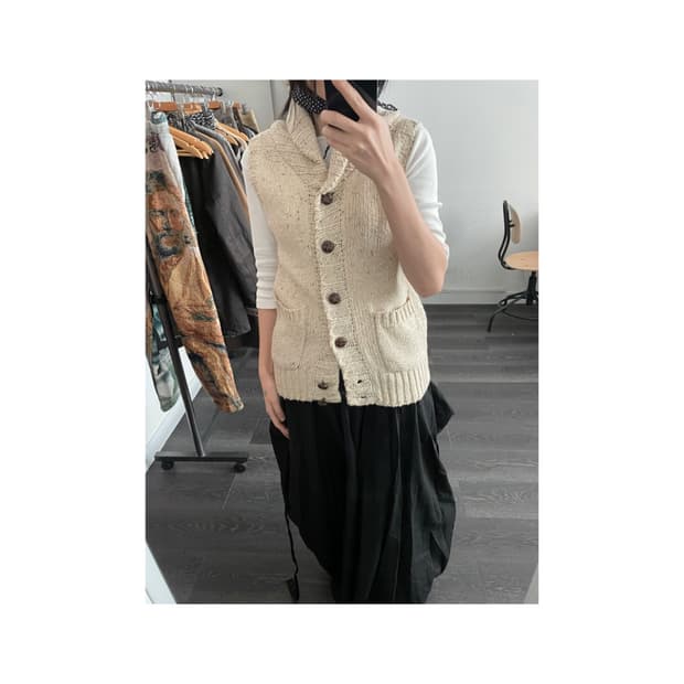 On The Couch Vintage Knit Vest