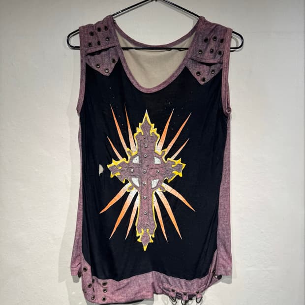 PUNK Cross Sleeveless   