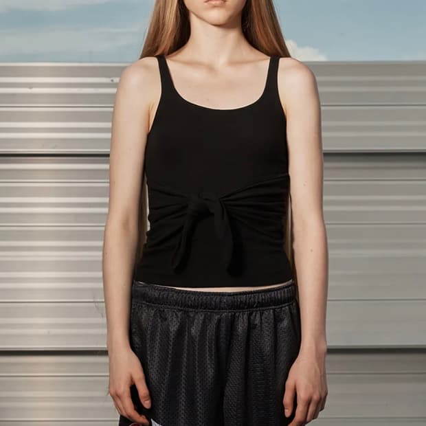 OPEN YY Knotted Sleeveless - Black