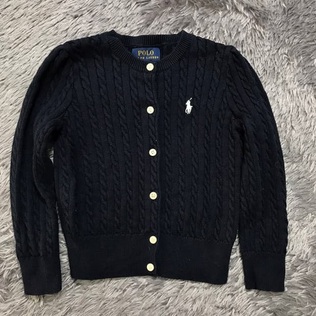 [[키즈 4T,A급] 폴로(POLO)랄프로렌 케이블 니트 가디건k50