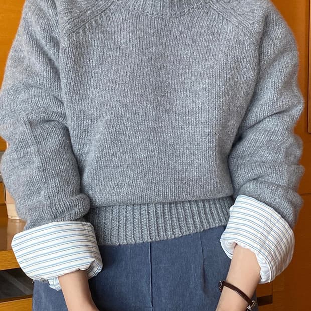 오디너리먼트 베이직 니트(그레이)