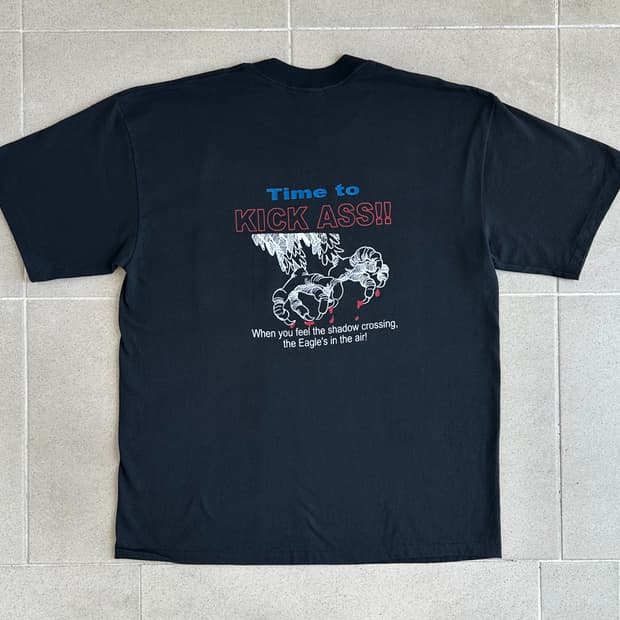 90s 빈티지 독수리 티셔츠 XL 할리데이비슨