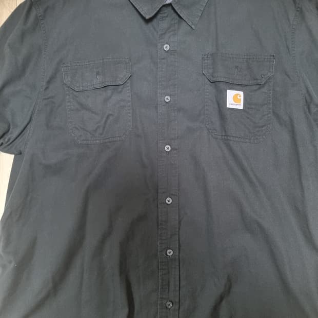 칼하트 블랙 반팔 셔츠 2XL