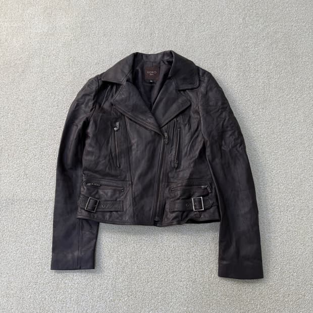 66 ROBO 여성 양가죽 라이더 자켓 0121T1