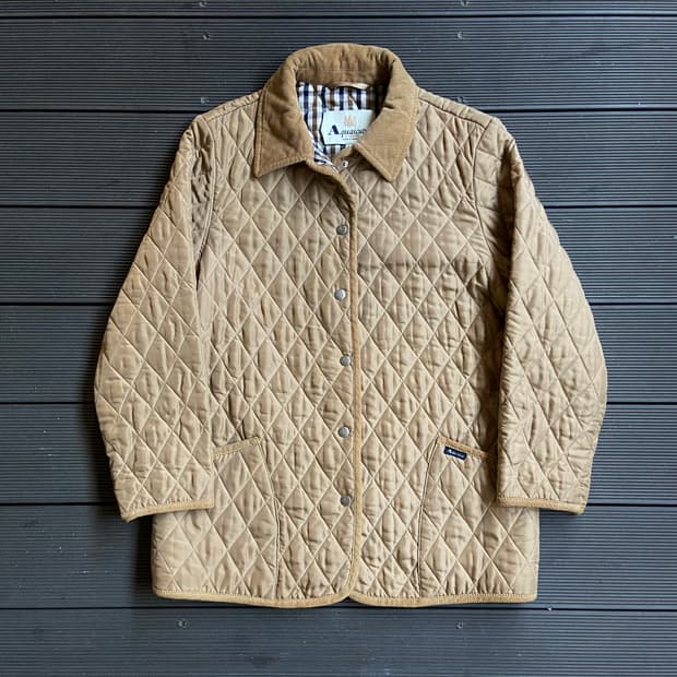 아쿠아스큐텀 실크 퀼팅 자켓 (103)