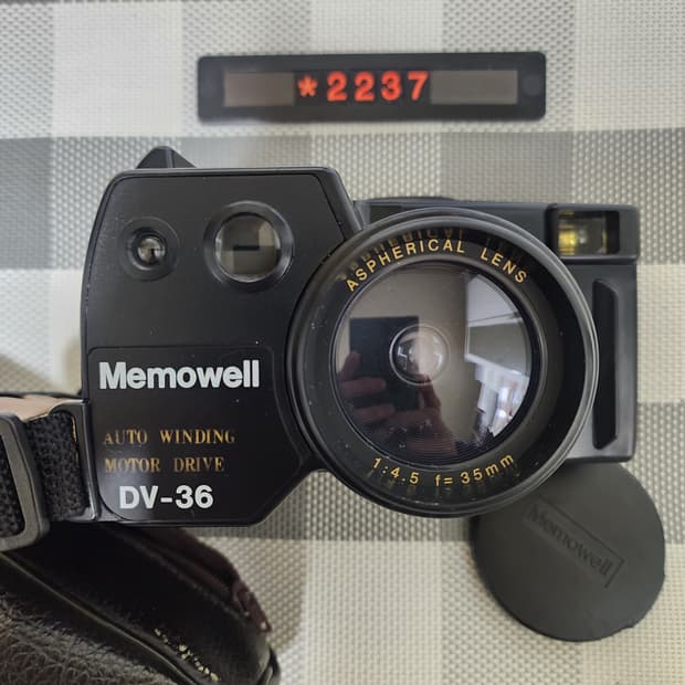 메모웰 DV-36 필름카메라 파우치포함