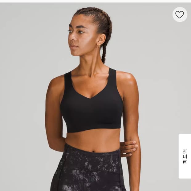 룰루레몬 위브백브라 블랙 US 34D/ KR D75 