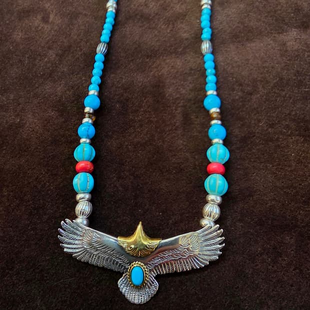 3Cross silver Blue Horizon Eagle