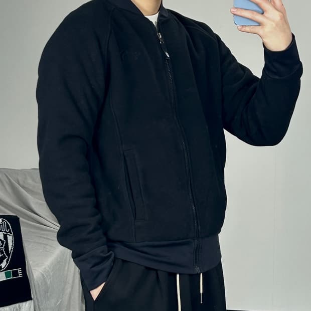 노스페이스 기모 집업 플리스 자켓 L  