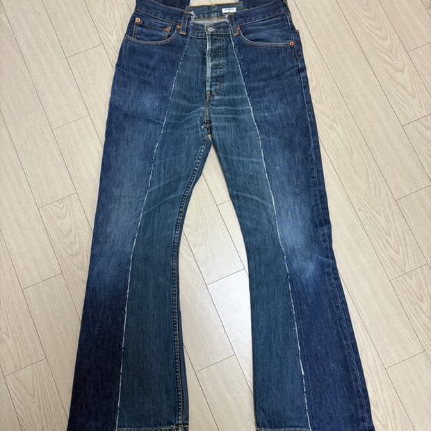 올드파크 플레어 데님팬츠 m