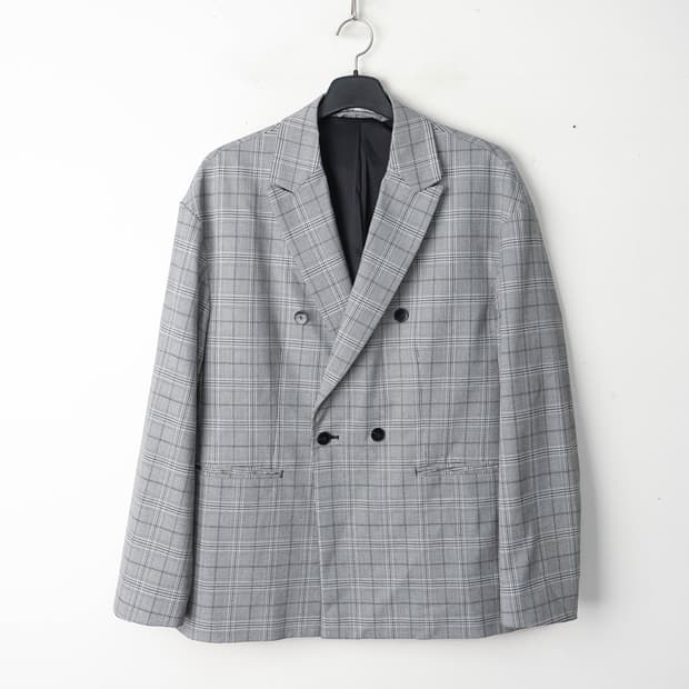 95/자라 더블 체크 자켓