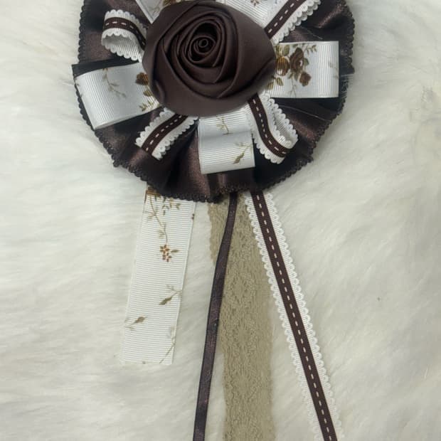 갈색 꽃 로제트